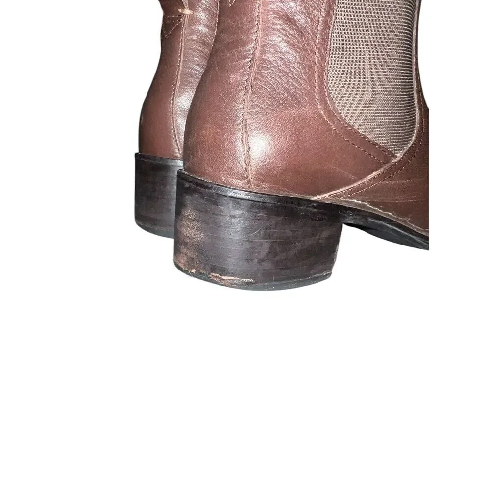 Cole Haan Women’s Brown Slip‎ On  Leather Chelsea Boot 212819 Size 8B